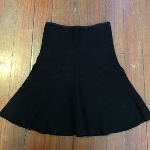 Zara Black Sweater Skirt